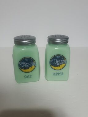 Jadeite Salt & Pepper Shakers - Set of 2